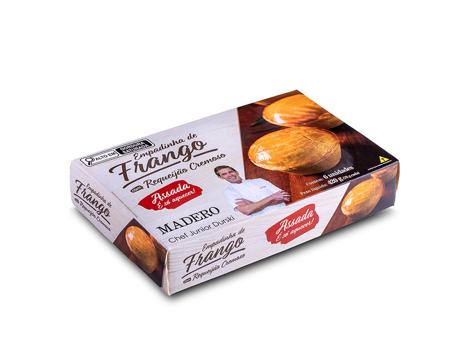 Empadinha de Frango com requeijão